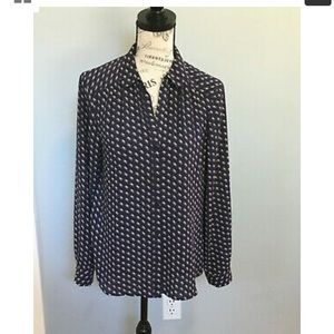Loft button down dress shirt size medium petite